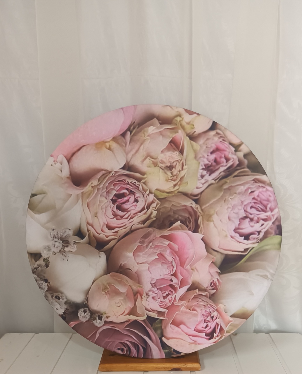 Capa Painel Sublimado 60Cm - Flores - CRIS FEST DECOR - PEGUE E MONTE