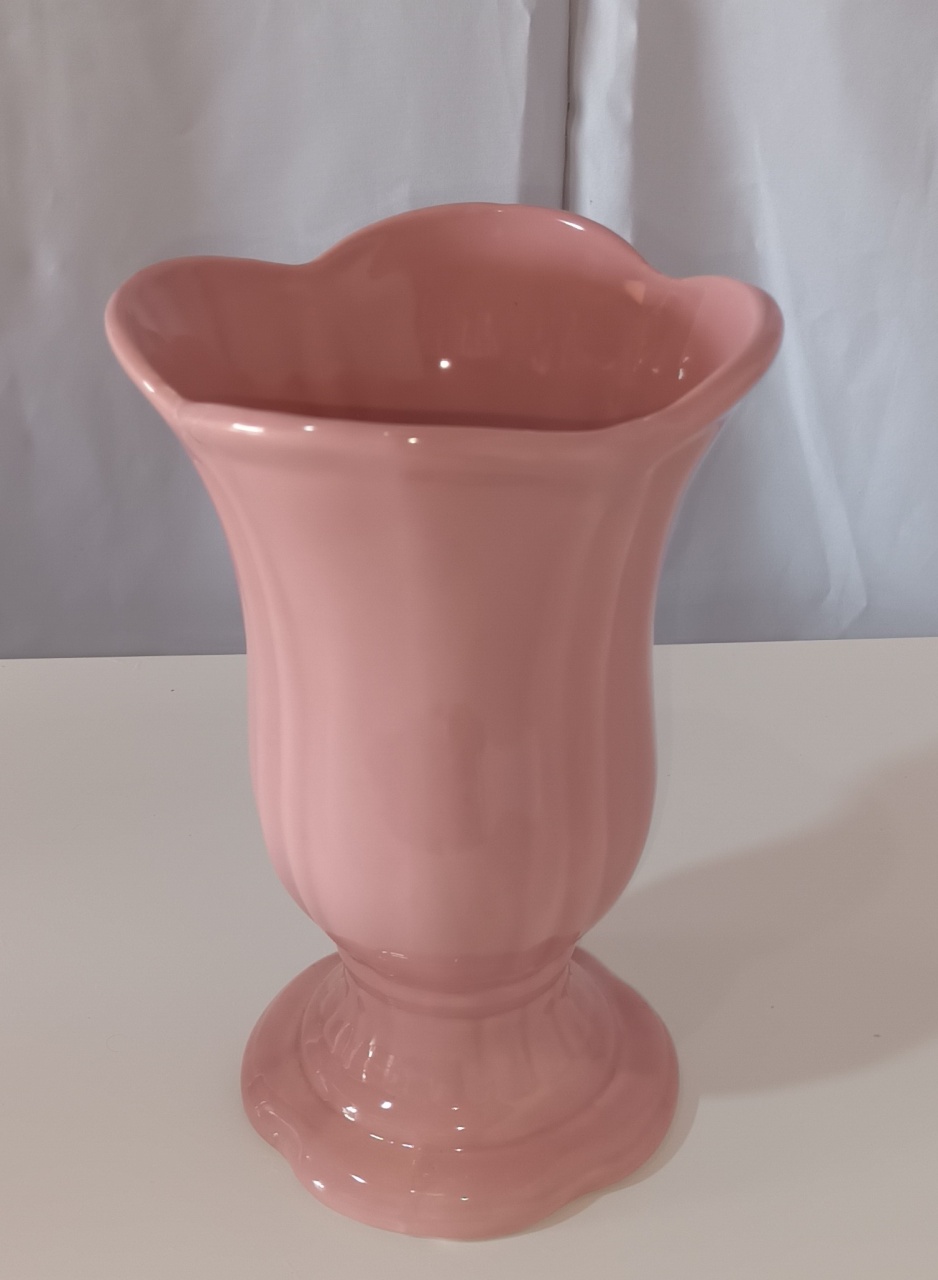 Vaso Ceramica - Rosa Claro M   - CRIS FEST DECOR - PEGUE E MONTE
