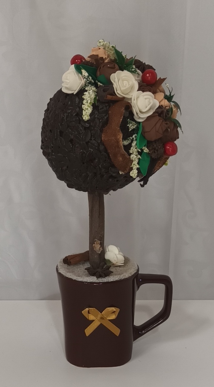 Adereços de Mesa - Topiaria\ Bola de Café - CRIS FEST DECOR - PEGUE E MONTE