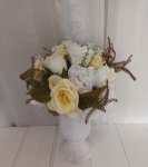 Arranjo Flor - Creme E Branco - imagem 1