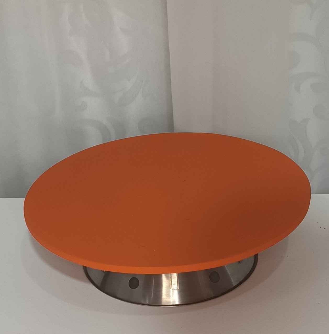 Boleira Baixa Mdf- Laranja - CRIS FEST DECOR - PEGUE E MONTE