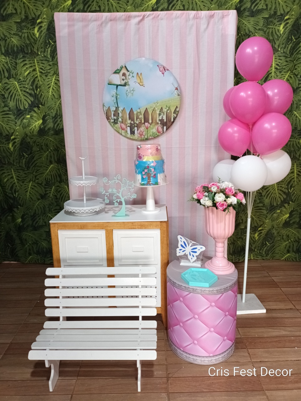 Composição - Jardim Encantado - CRIS FEST DECOR - PEGUE E MONTE