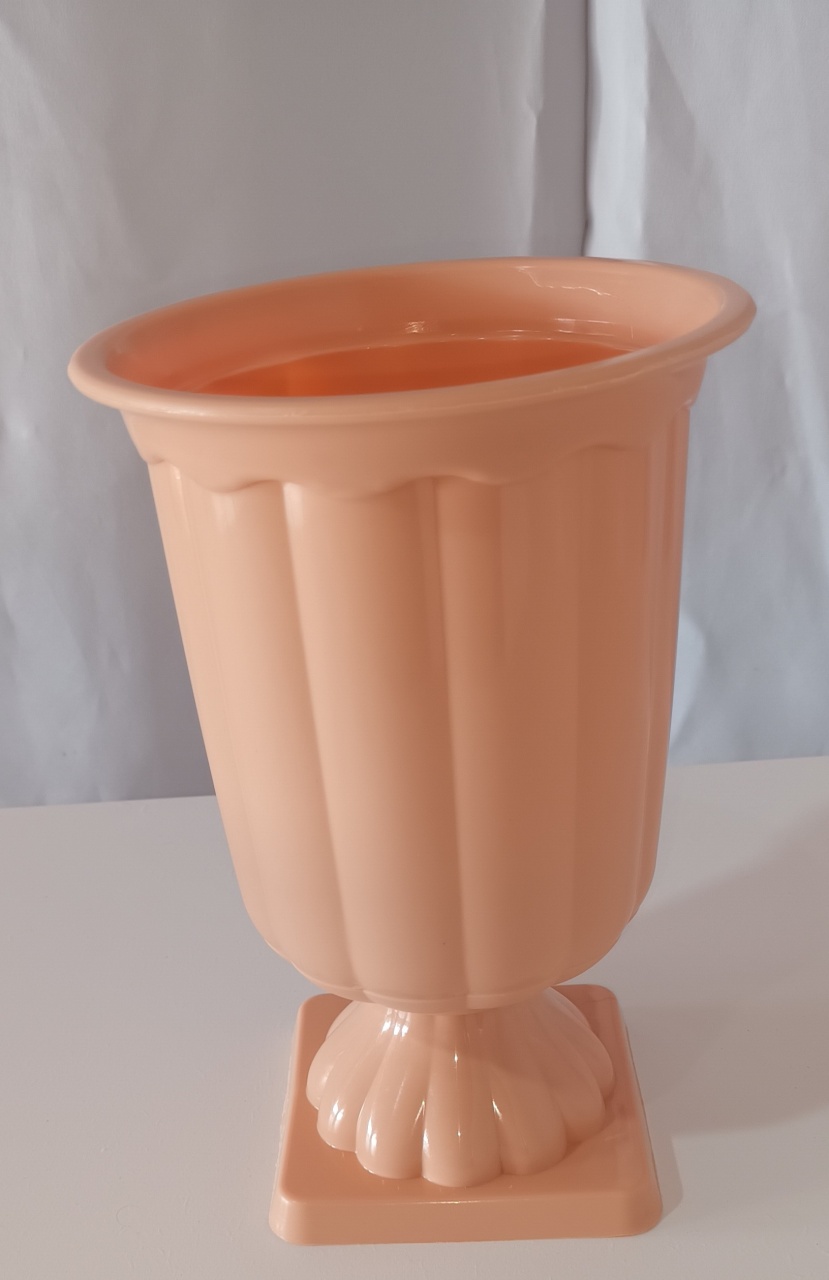 Vaso Pvc - Papaya - CRIS FEST DECOR - PEGUE E MONTE