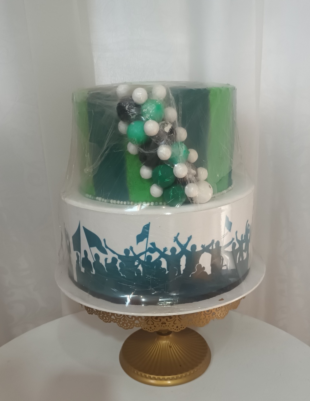 Bolo Fake Ii - Futebol  - CRIS FEST DECOR - PEGUE E MONTE