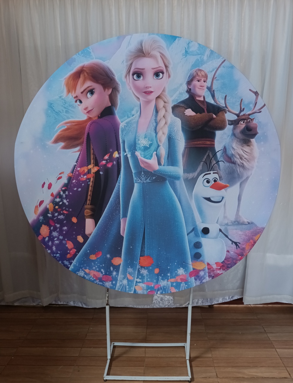 Capa Painel Sublimada 1,50 - Frozen - CRIS FEST DECOR - PEGUE E MONTE