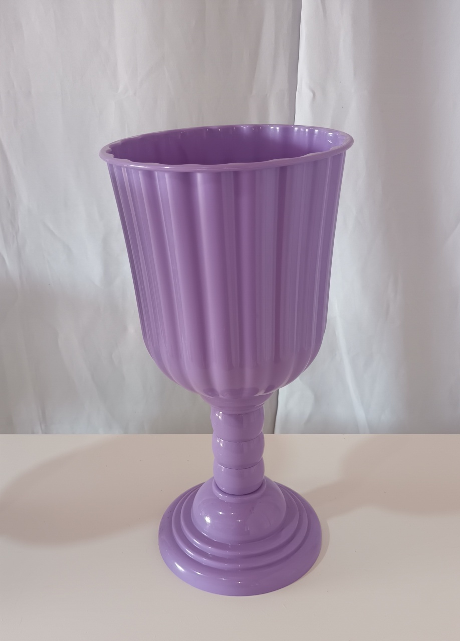 Vaso Acrilico Grande Lilás - CRIS FEST DECOR - PEGUE E MONTE