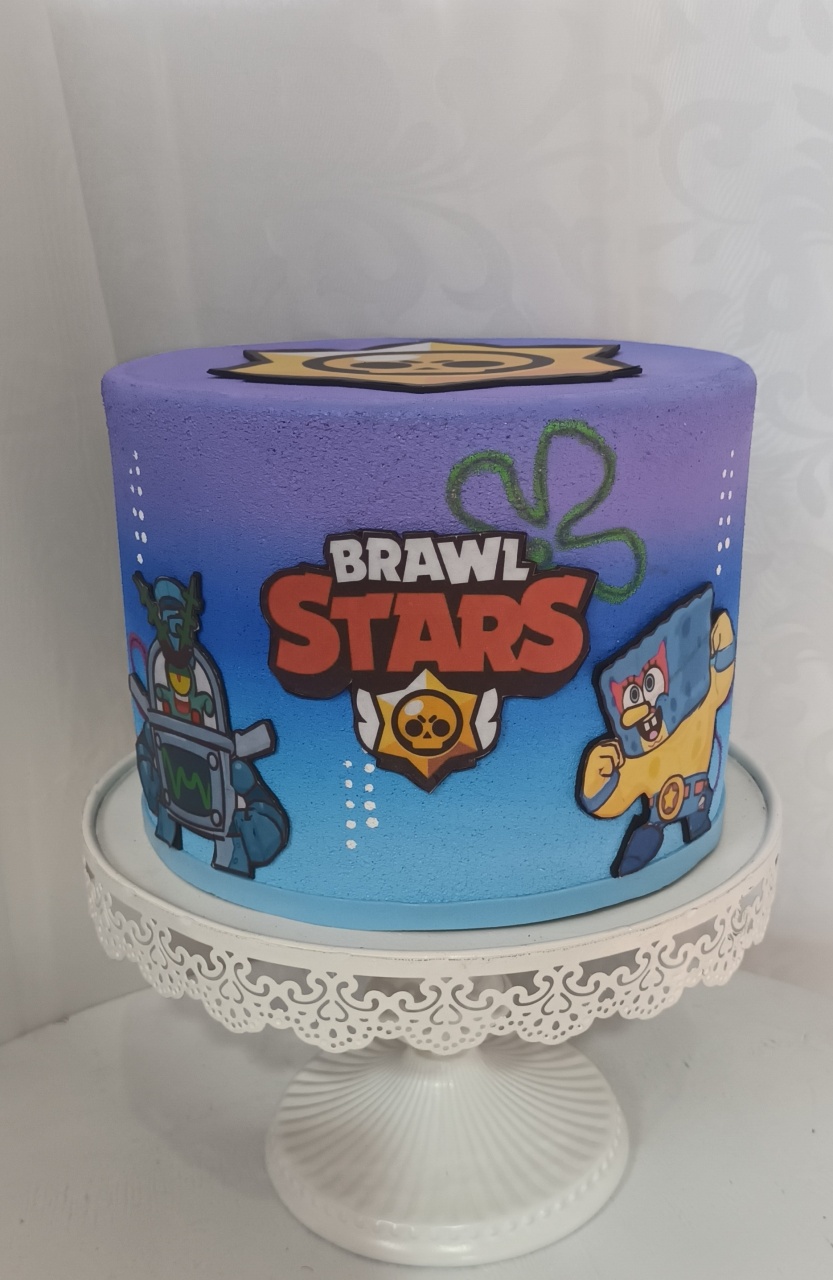 Bolo Fake I  -  Brawl Stars  - CRIS FEST DECOR - PEGUE E MONTE