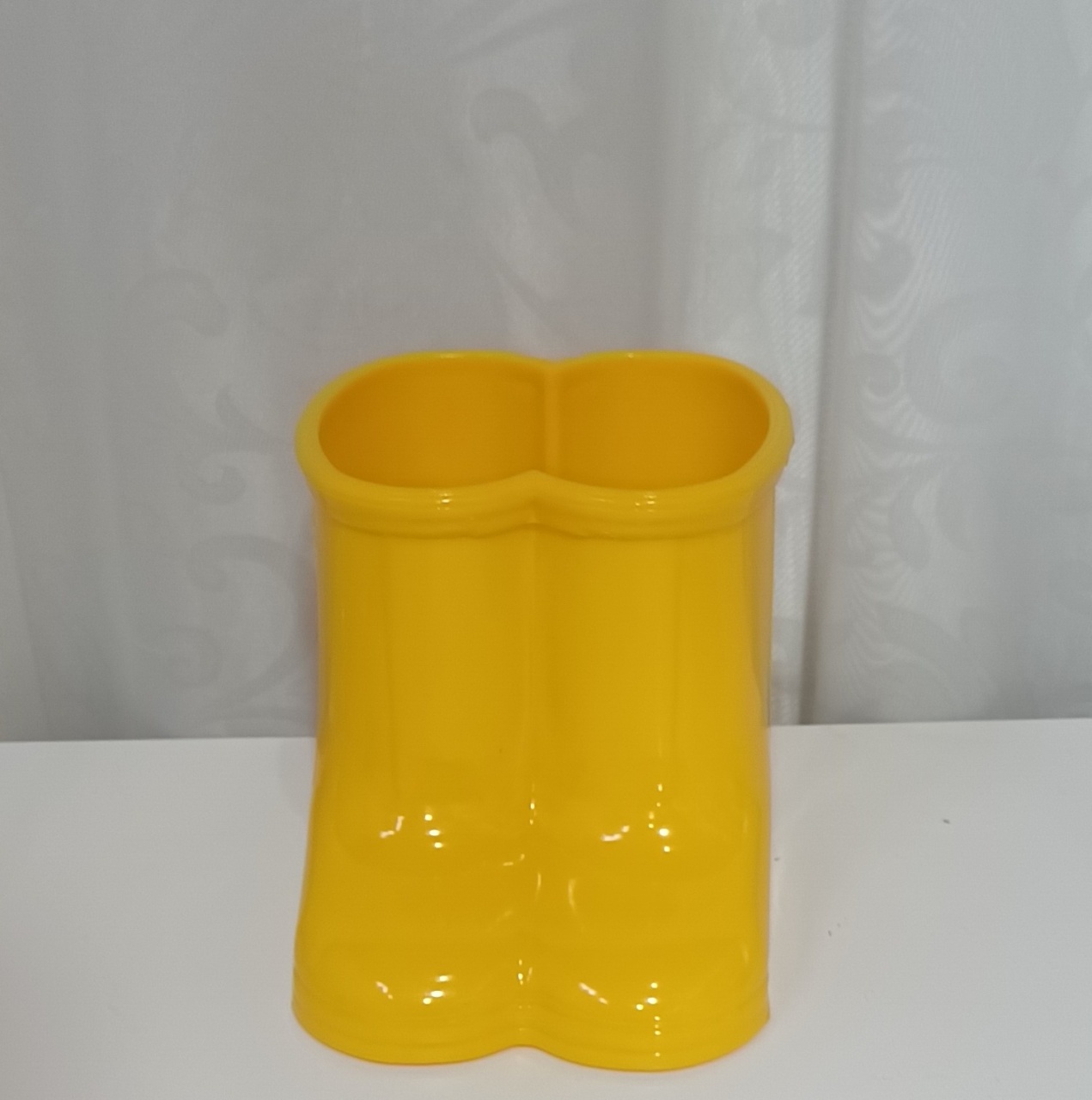 Botinhas Acrilico: Amarelo - CRIS FEST DECOR - PEGUE E MONTE