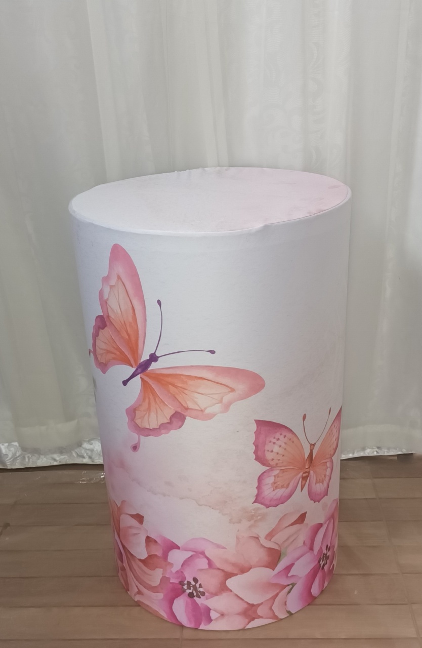 Capa de Cilindro Sublimada: Jardim Encantado\G     - CRIS FEST DECOR - PEGUE E MONTE