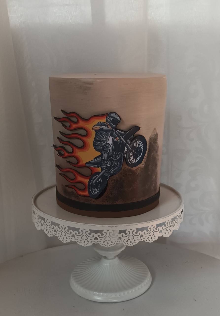 Bolo Fake I  -  Motocross  - CRIS FEST DECOR - PEGUE E MONTE