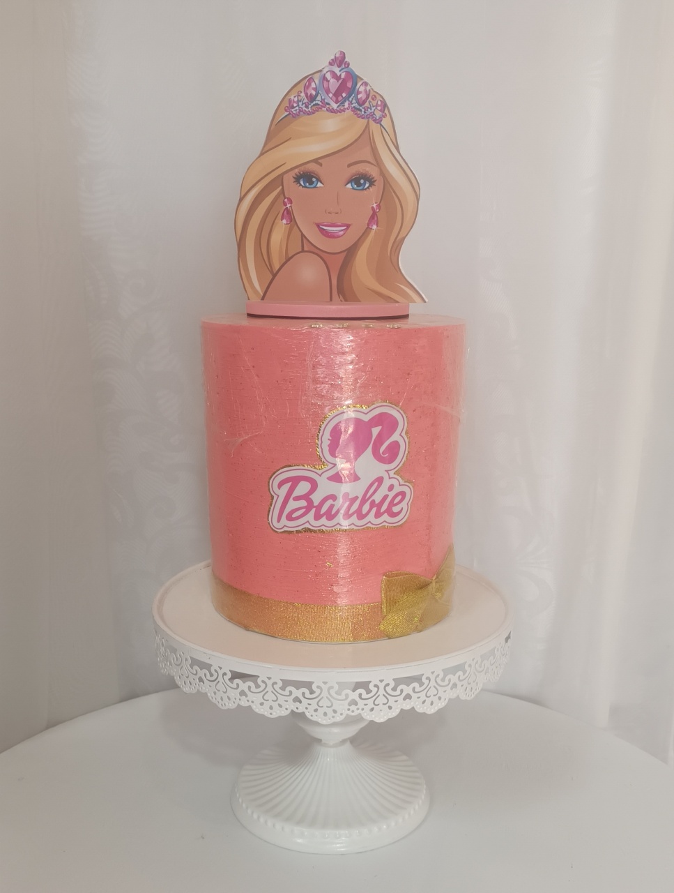 Bolo Fake I  -  Barbie - CRIS FEST DECOR - PEGUE E MONTE