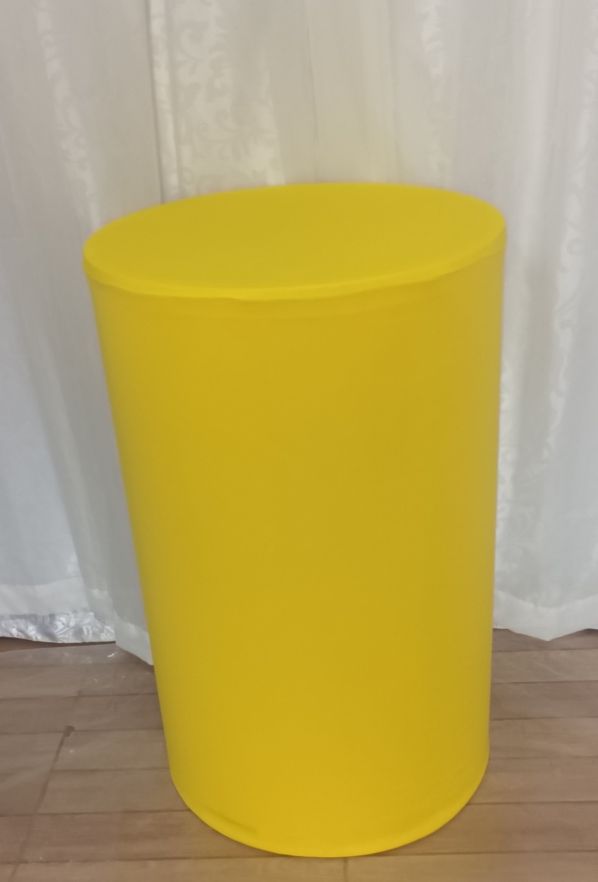 Capa de Cilindro Lisa: Amarelo C\G    - CRIS FEST DECOR - PEGUE E MONTE