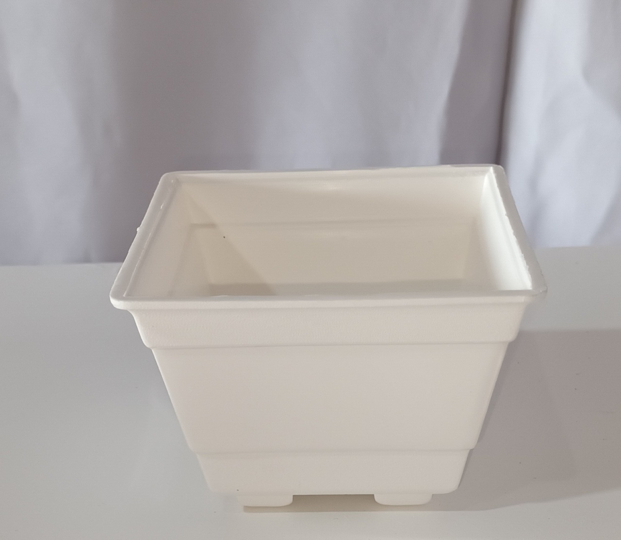 Mini Vaso Pvc - Branco - CRIS FEST DECOR - PEGUE E MONTE
