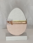 Adereços de Mesa - Ovo de Páscoa Em Madeira P - imagem 1