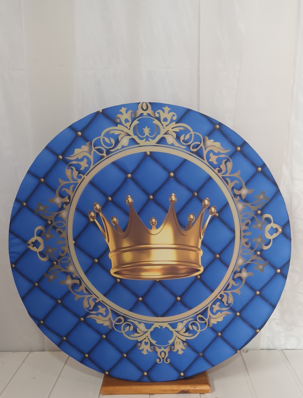 Capa Painel Sublimado 60Cm - Coroa - CRIS FEST DECOR - PEGUE E MONTE