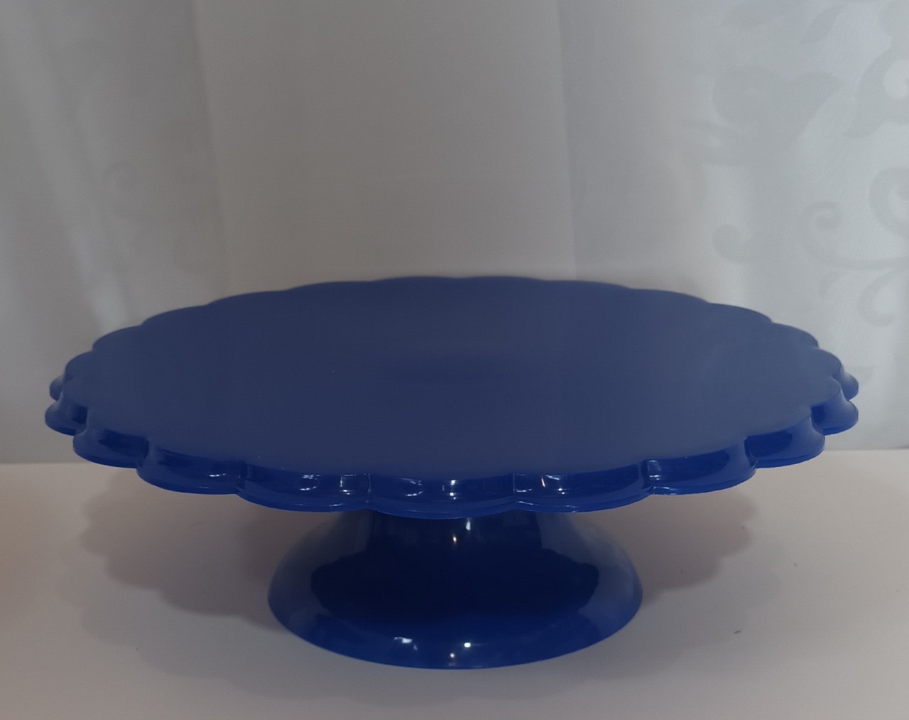 Bandeja Babado Pvc - Azul Escuro - CRIS FEST DECOR - PEGUE E MONTE