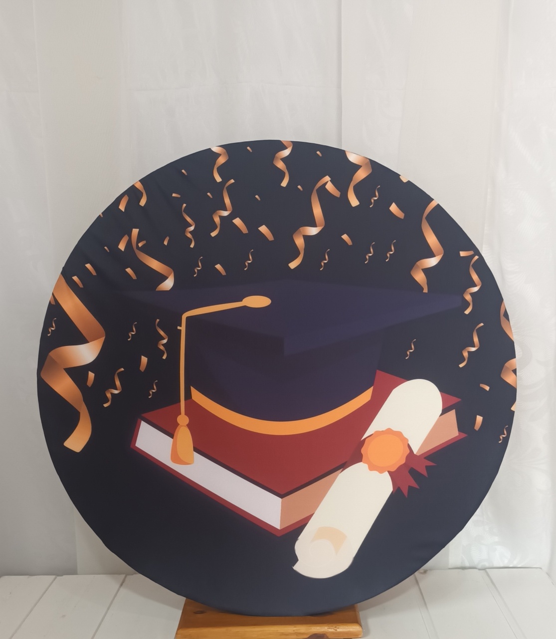 Capa Painel Sublimado 60Cm - Formatura - CRIS FEST DECOR - PEGUE E MONTE