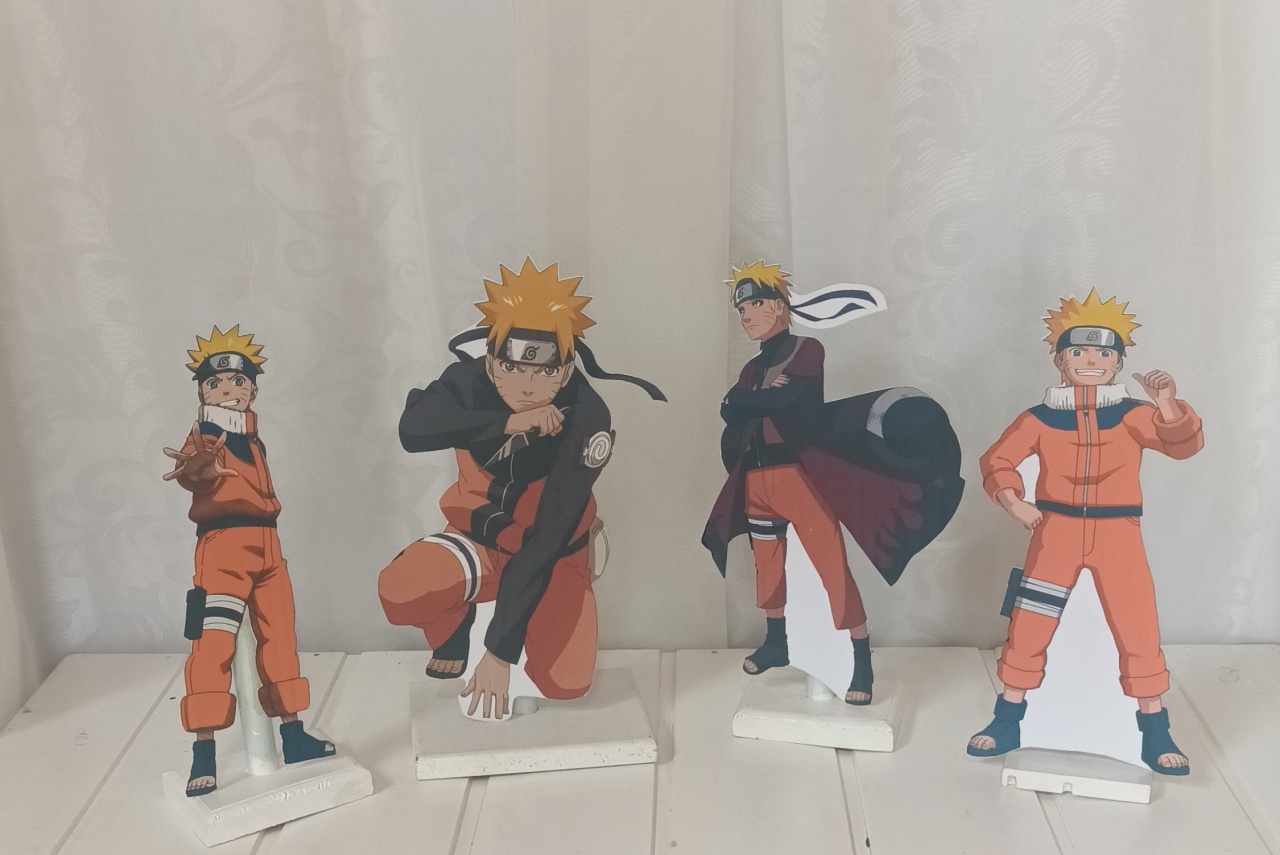 Display de Mesa - Tema: Naruto - CRIS FEST DECOR - PEGUE E MONTE