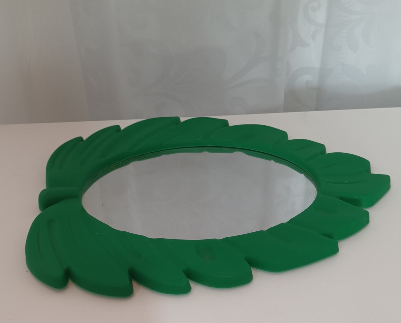 Bandeja Espelhada - Folha Verde - CRIS FEST DECOR - PEGUE E MONTE