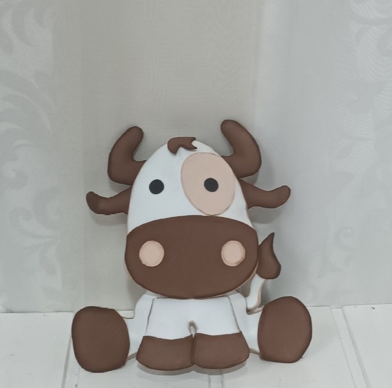 Personagem Eva - Vaquinha ( Fazendinha)  - CRIS FEST DECOR - PEGUE E MONTE