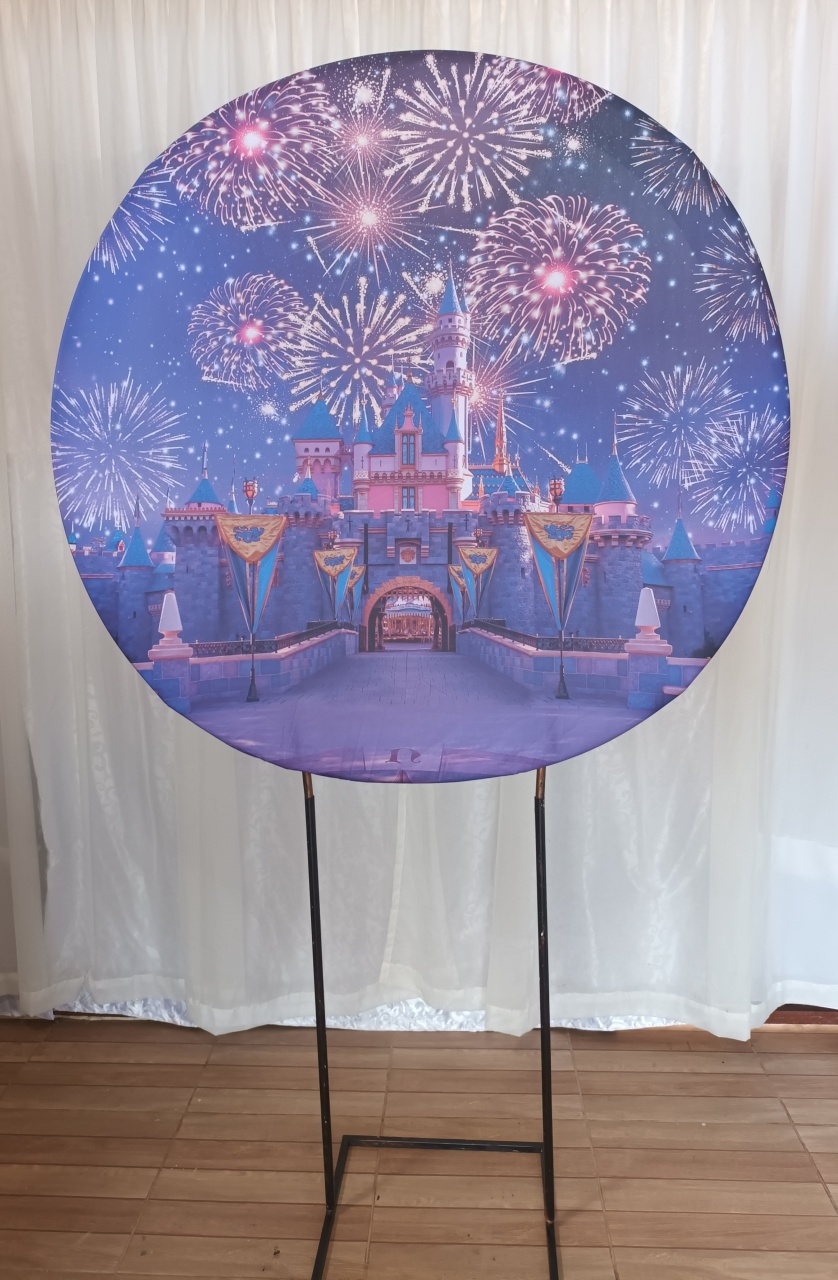 Capa Painel Sublimada 1,20 - Castelo - CRIS FEST DECOR - PEGUE E MONTE