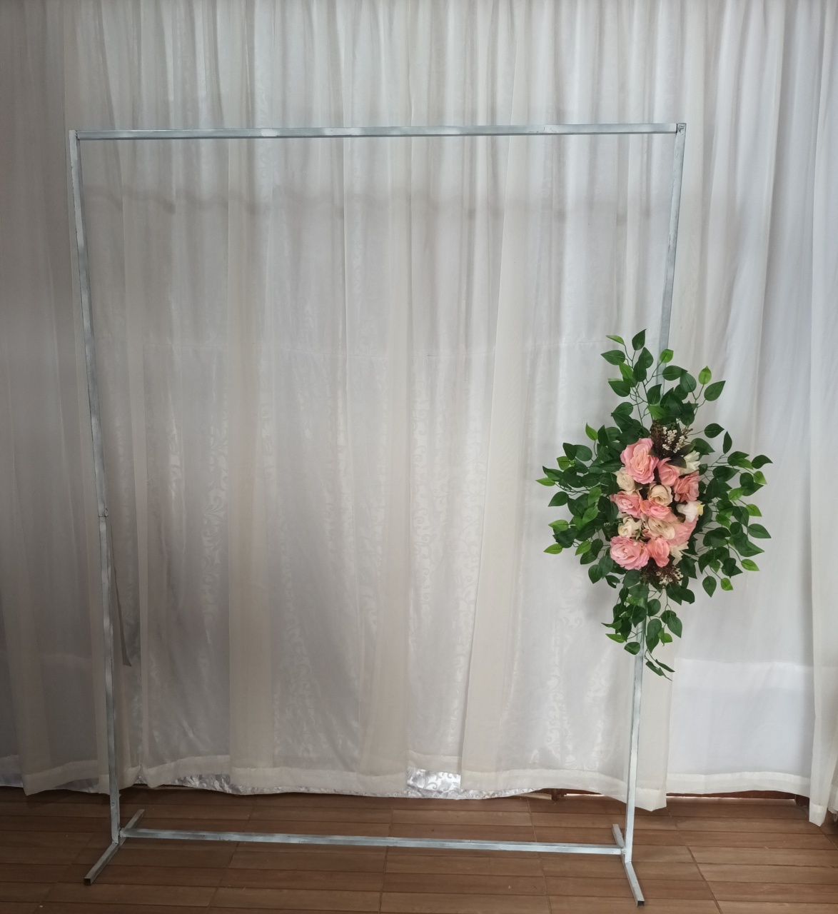  Arranjo Floral Painel - Rosa P - CRIS FEST DECOR - PEGUE E MONTE