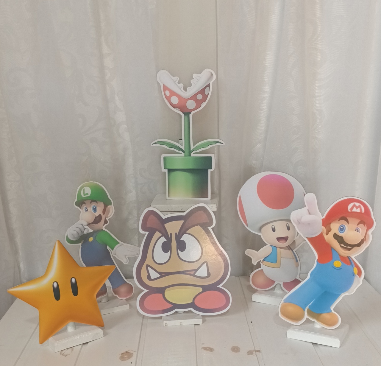Display de Mesa - Tema: Super Mário - CRIS FEST DECOR - PEGUE E MONTE