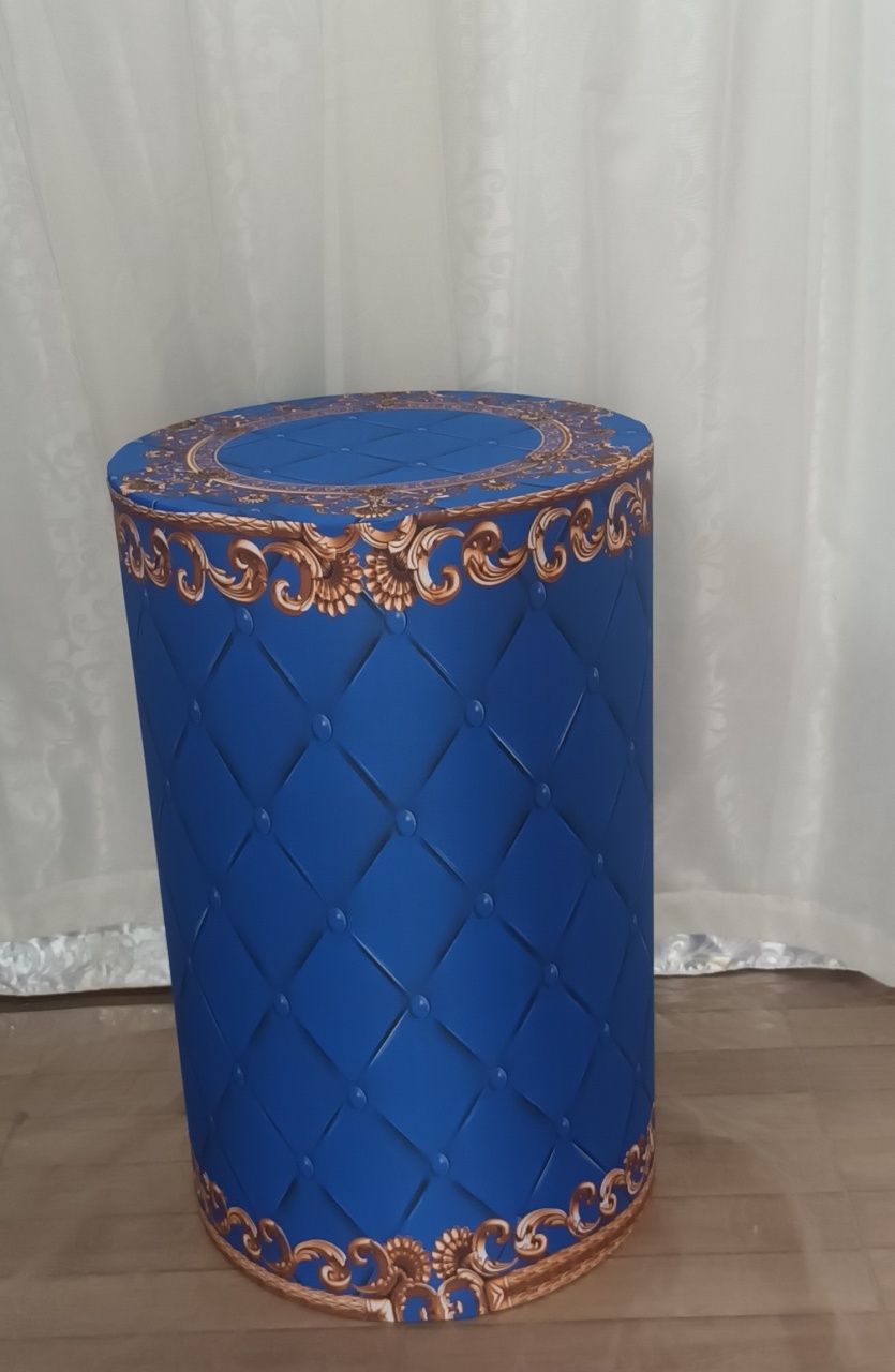 Capa de Cilindro Sublimada: Coroa\G    - CRIS FEST DECOR - PEGUE E MONTE
