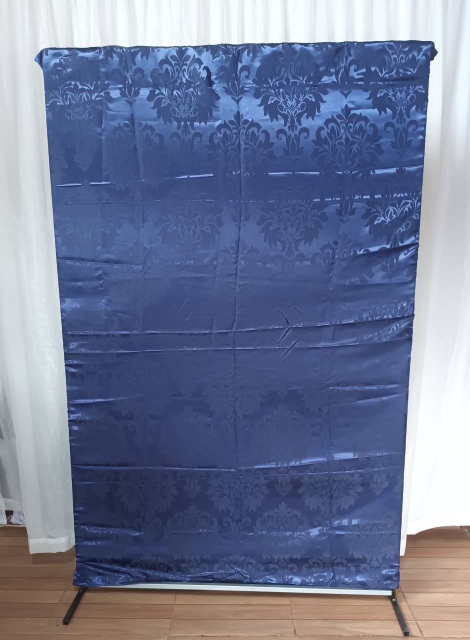 Capa Painel Tecido Retangular 1,3 - Azul Escuro - CRIS FEST DECOR - PEGUE E MONTE