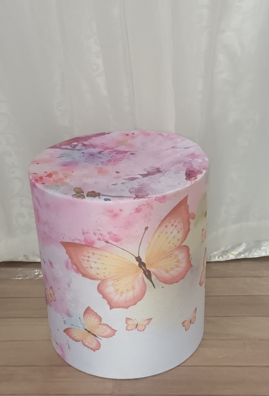 Capa de Cilindro Sublimada: Jardim Encantado\ P    - CRIS FEST DECOR - PEGUE E MONTE