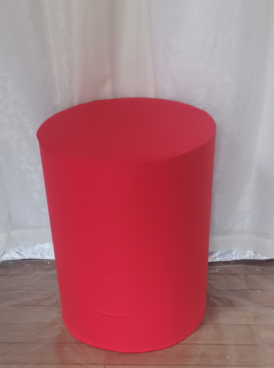 Capa de Cilindro Lisa: Vermelho B\M      - CRIS FEST DECOR - PEGUE E MONTE