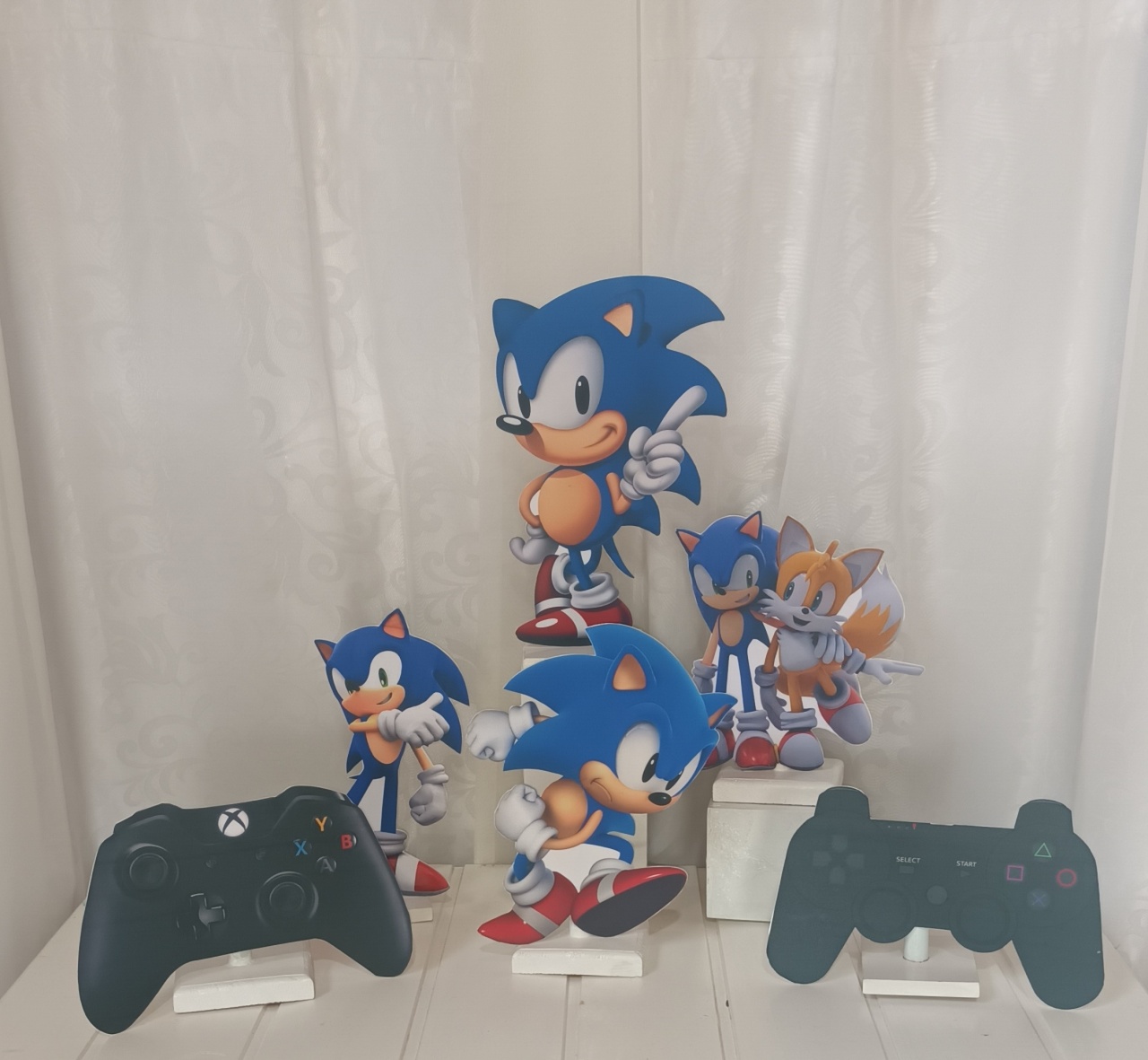 Display de Mesa - Tema: Sonic - CRIS FEST DECOR - PEGUE E MONTE
