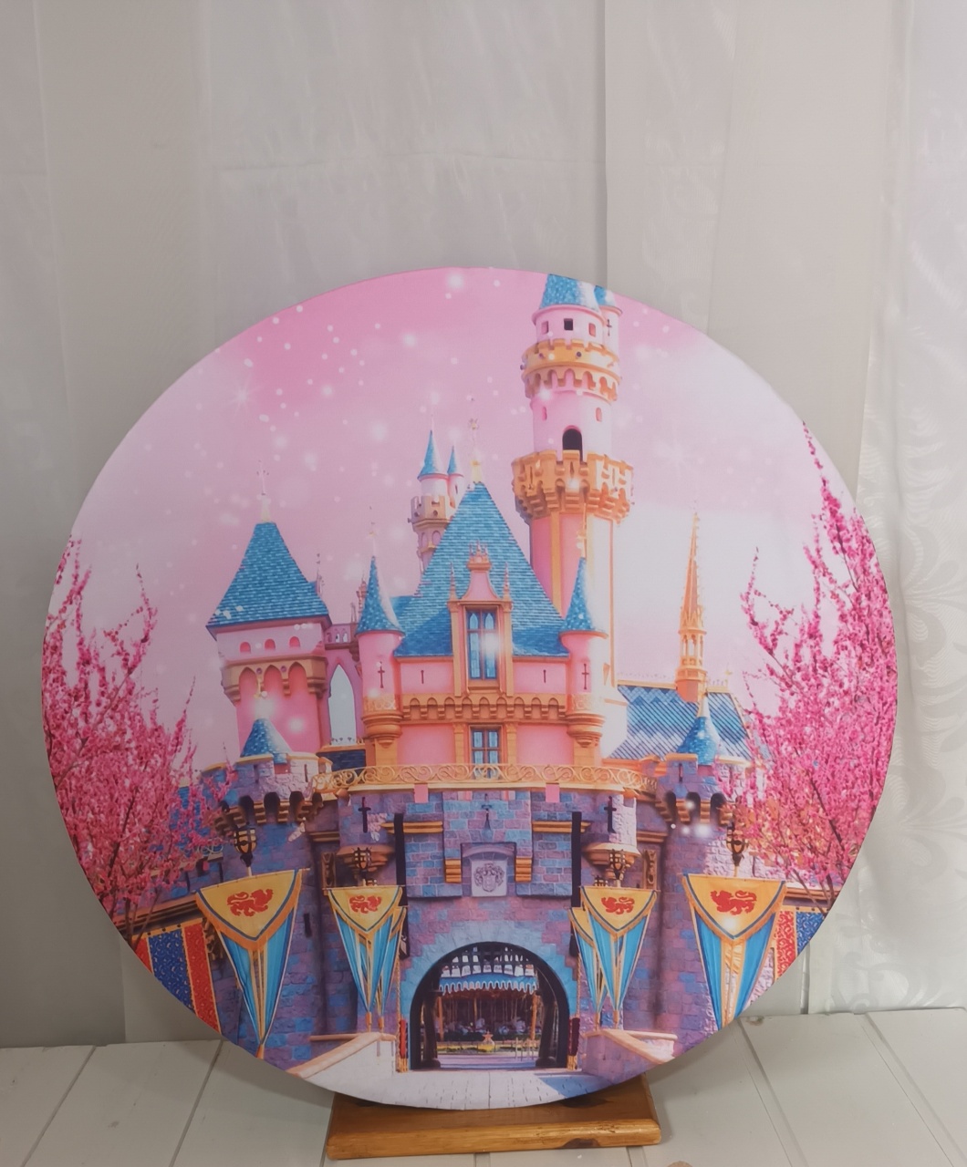 Capa Painel Sublimado 60Cm - Castelo - CRIS FEST DECOR - PEGUE E MONTE
