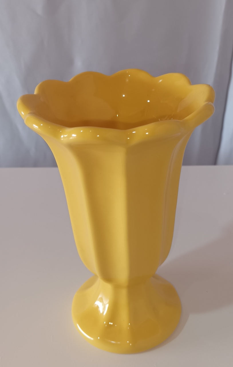 Vaso Ceramica - Amarelo P - CRIS FEST DECOR - PEGUE E MONTE