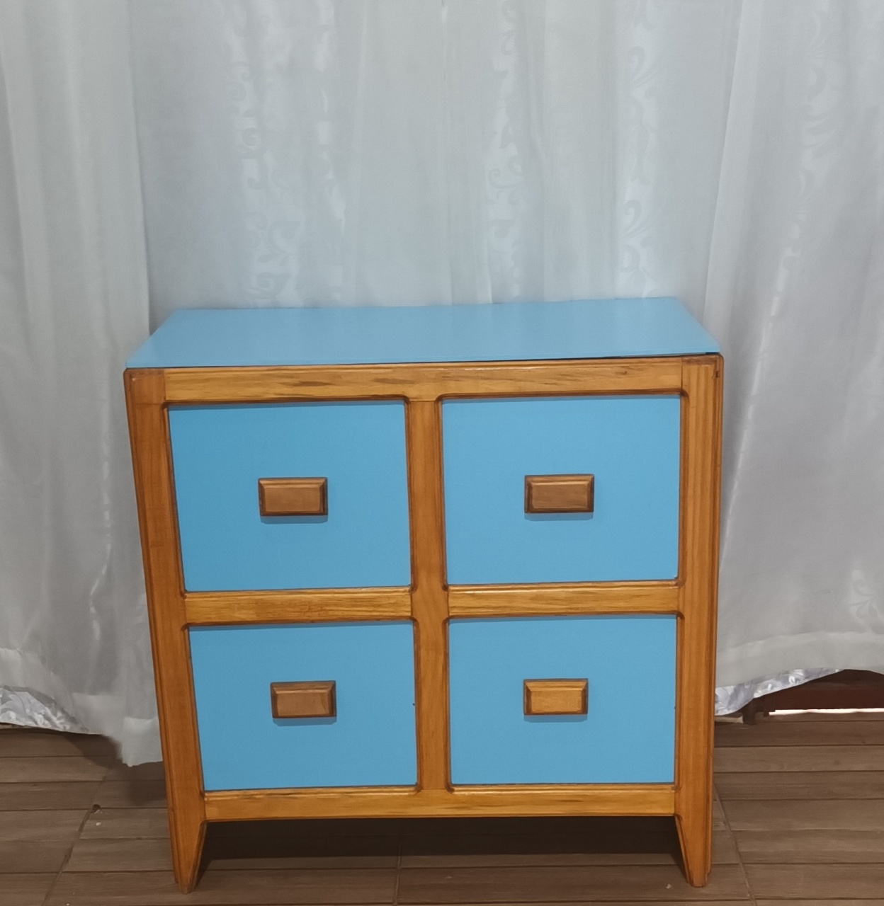 Comoda Desmontavel - Azul Claro - CRIS FEST DECOR - PEGUE E MONTE