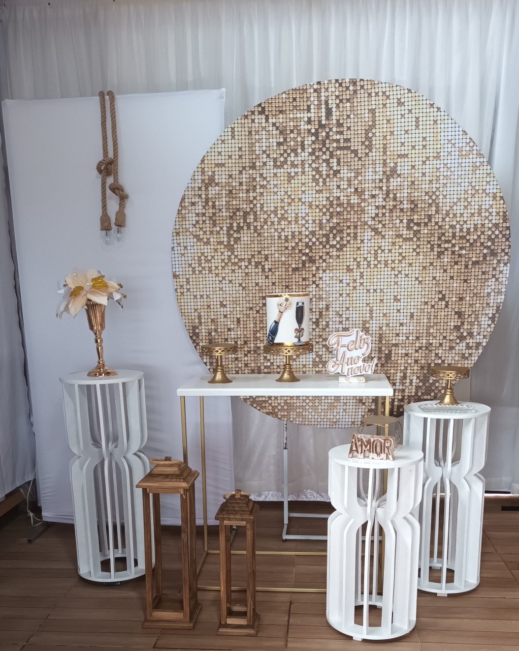 Composição - Ano Novo   - CRIS FEST DECOR - PEGUE E MONTE