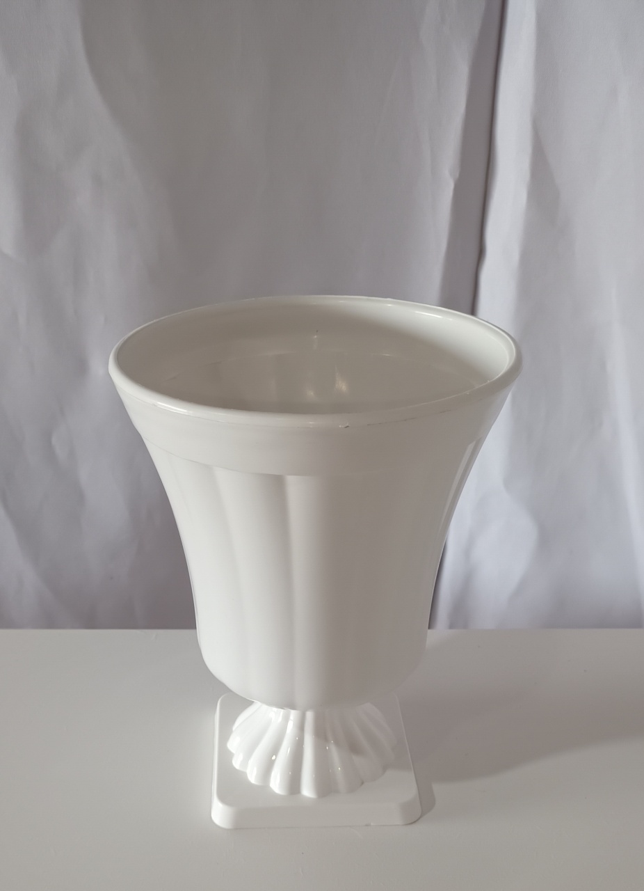Vaso Grego Pvc Branco - CRIS FEST DECOR - PEGUE E MONTE
