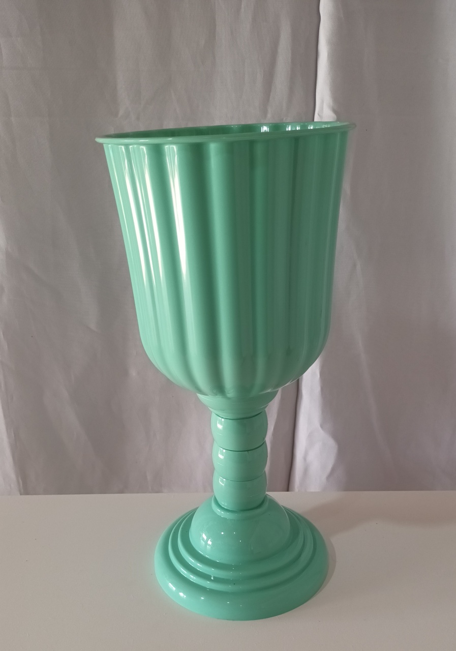Vaso Acrilico Grande Verde Candy - CRIS FEST DECOR - PEGUE E MONTE