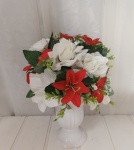 Arranjo Flor - Vermelho E Branco - imagem 1