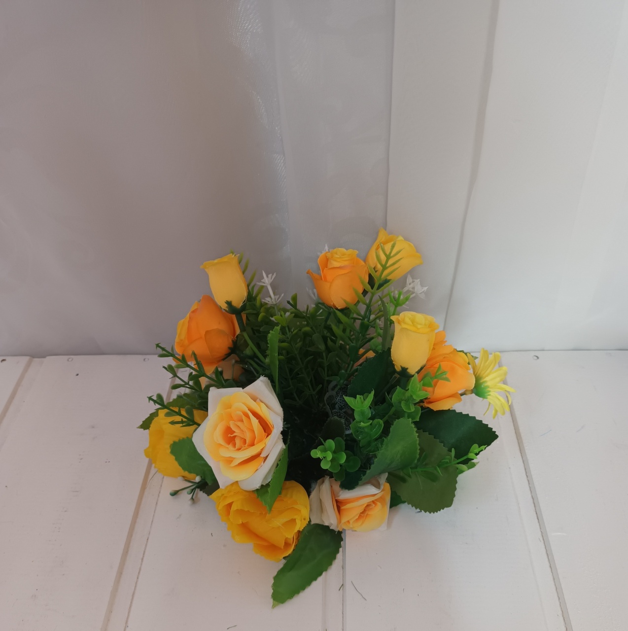 Mini Arranjo Floral - Amarelo - CRIS FEST DECOR - PEGUE E MONTE