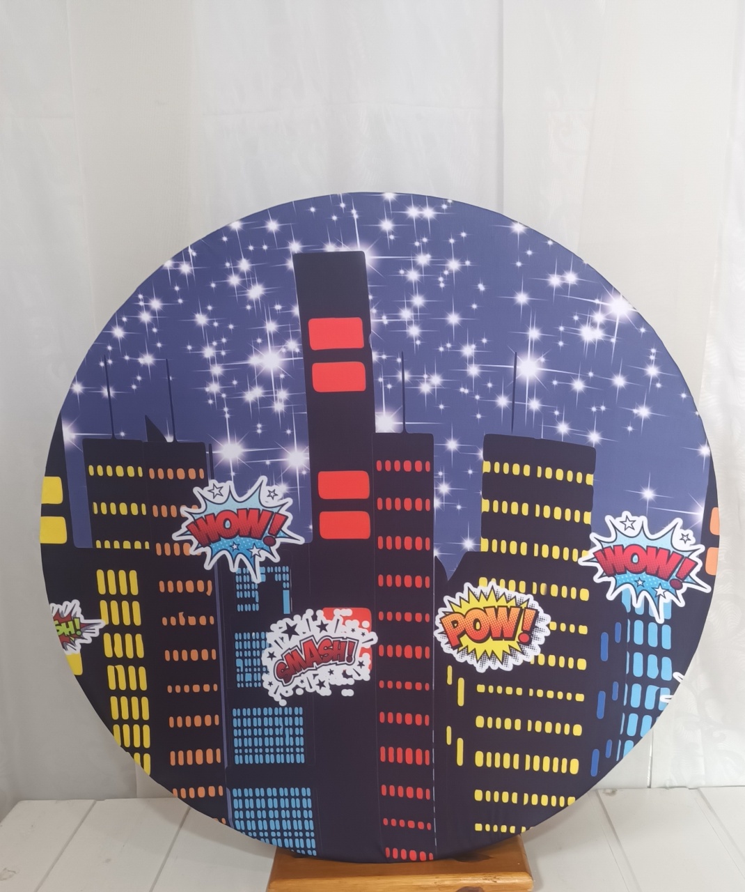 Capa Painel Sublimado 60Cm - Heróis - CRIS FEST DECOR - PEGUE E MONTE