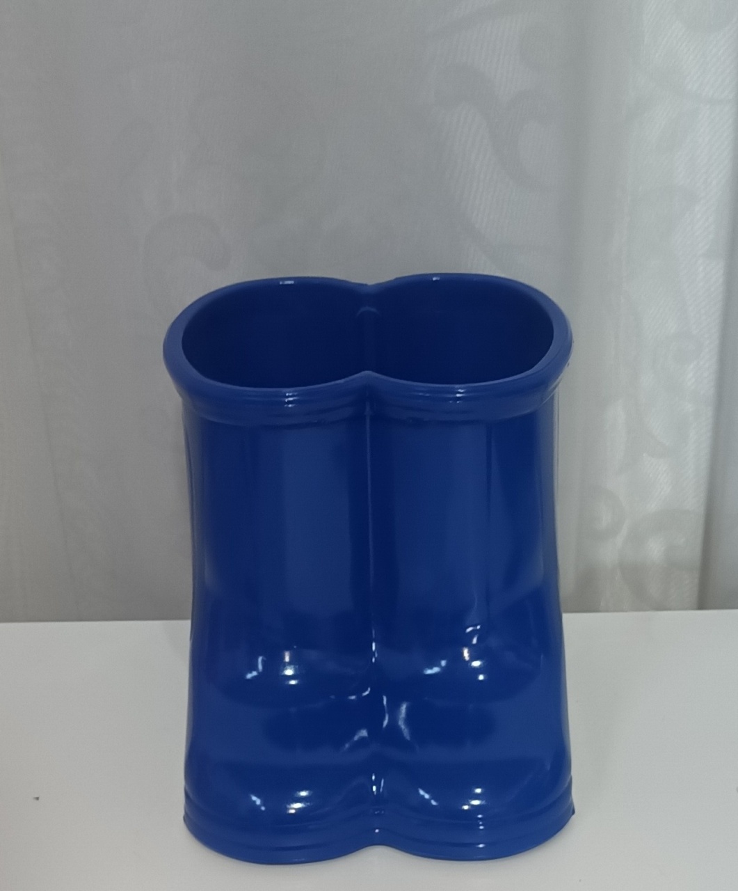 Botinhas Acrilico: Azul Escuro - CRIS FEST DECOR - PEGUE E MONTE