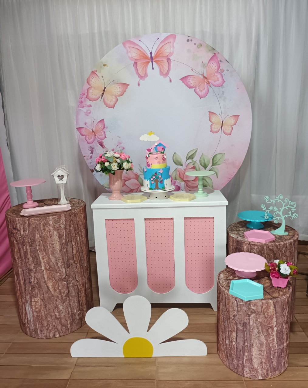 Composição - Jardim das Borboletas  - CRIS FEST DECOR - PEGUE E MONTE