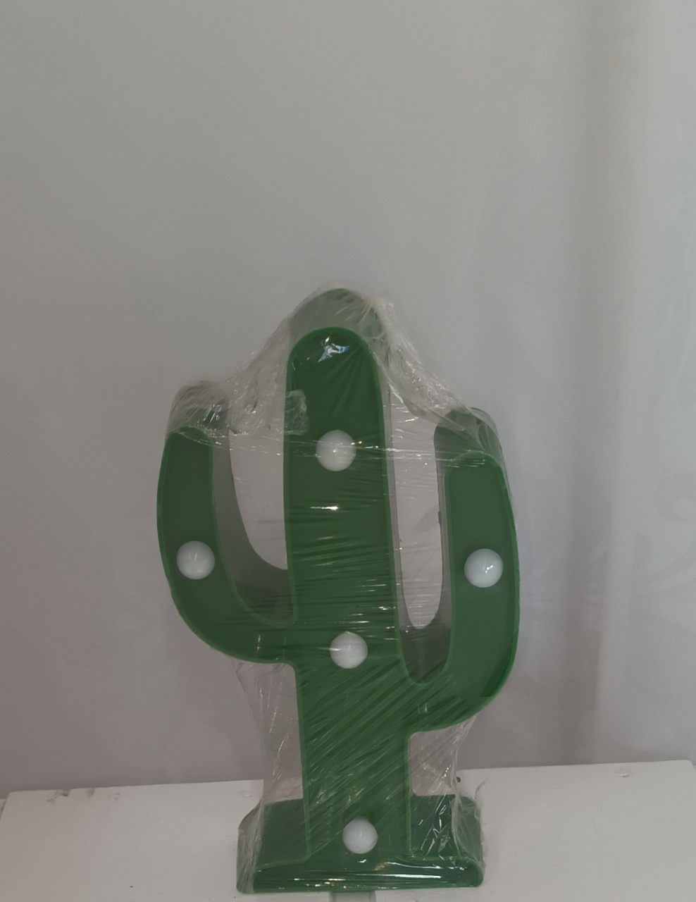 Luminária Personagem - Cactus Verde P - CRIS FEST DECOR - PEGUE E MONTE