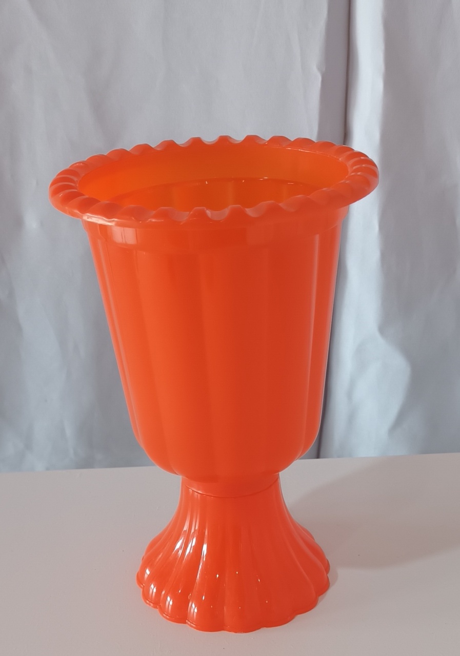 Vaso Pvc - Laranja - CRIS FEST DECOR - PEGUE E MONTE