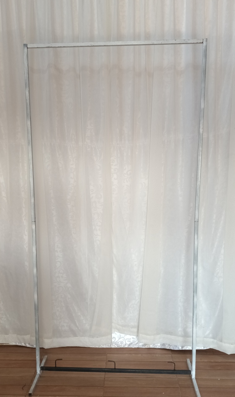 Suporte de Ferro Retangular 1M - CRIS FEST DECOR - PEGUE E MONTE