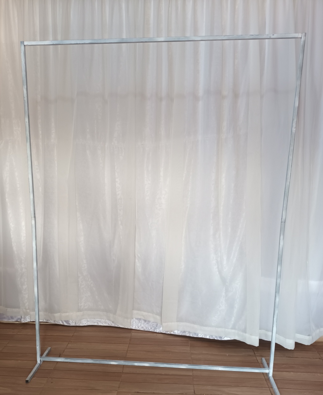Suporte de Ferro Retangular 1,50    - CRIS FEST DECOR - PEGUE E MONTE