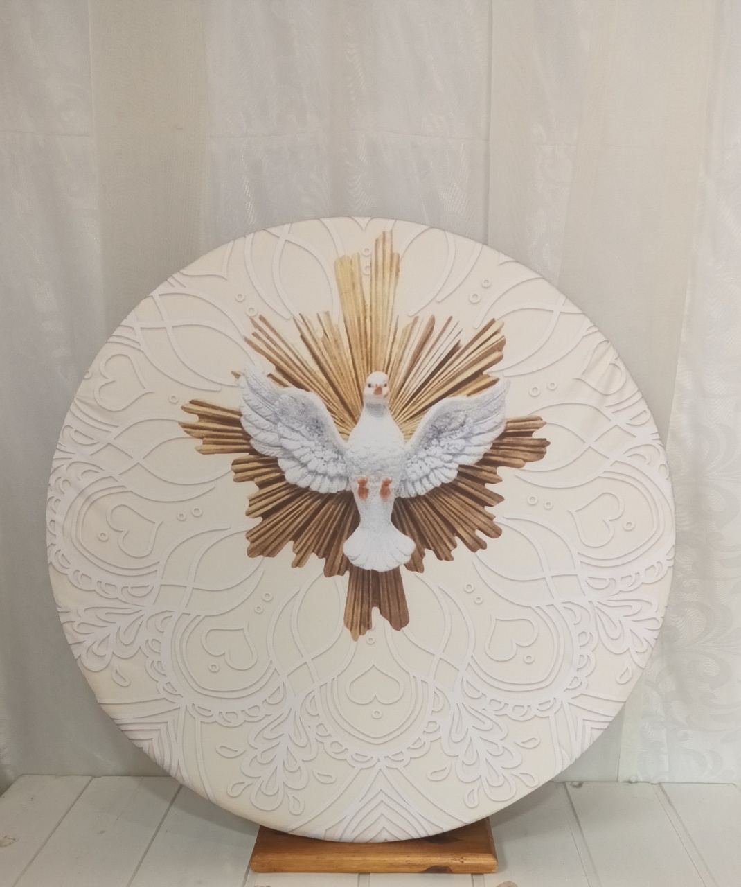 Capa Painel Sublimado 60Cm - Batizado - CRIS FEST DECOR - PEGUE E MONTE