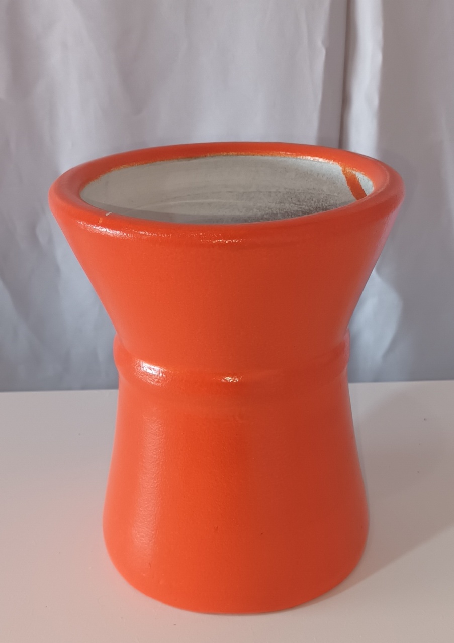 Vaso Barro - Laranja M  - CRIS FEST DECOR - PEGUE E MONTE