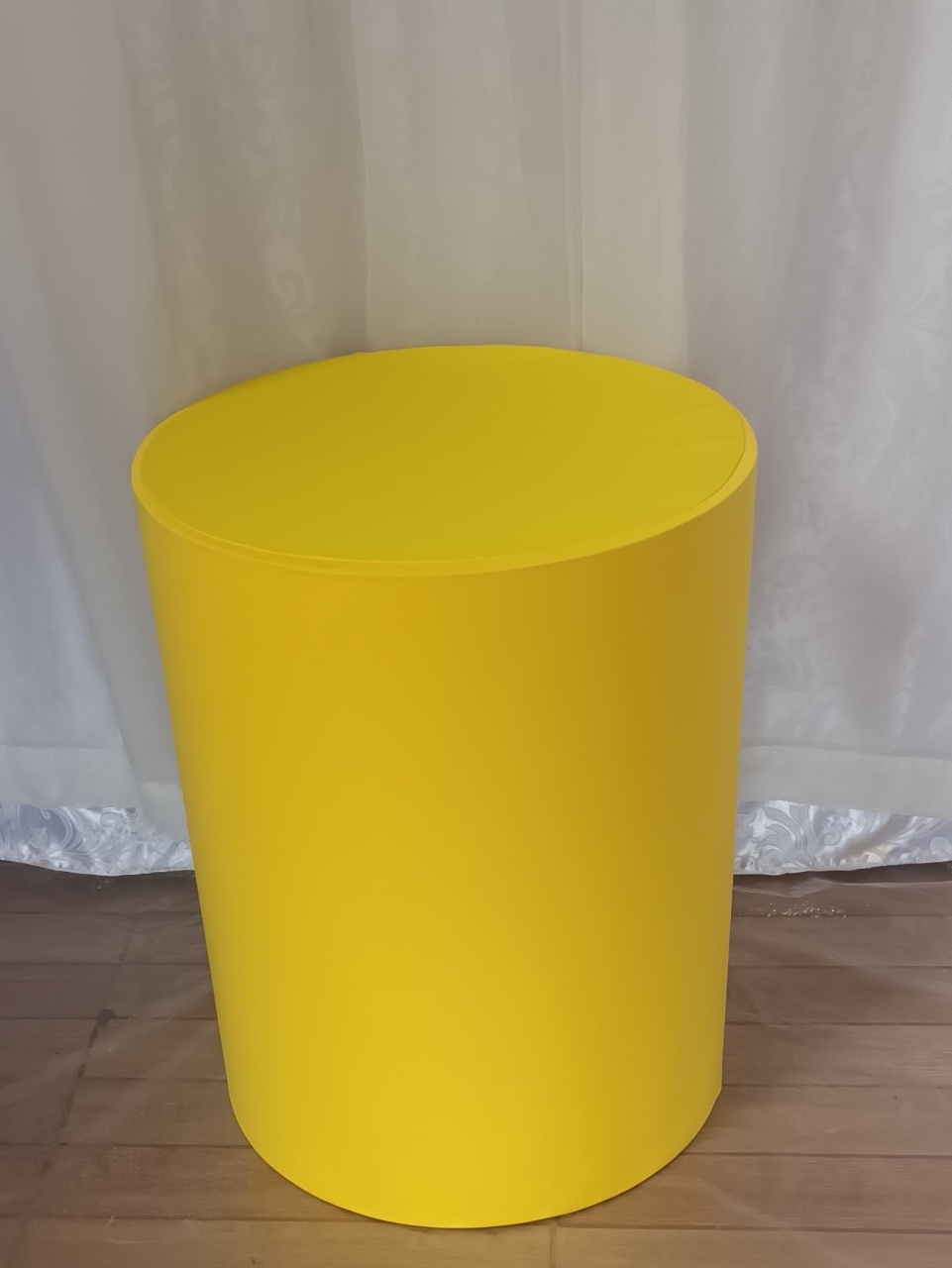 Capa de Cilindro Lisa: Amarelo B\M      - CRIS FEST DECOR - PEGUE E MONTE